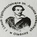 Logo I Liceum Ogólnokształcącego im. Juliusza Słowackiego w Oleśnicy